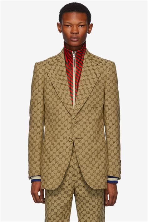 gucci formal suit|who makes gucci suits.